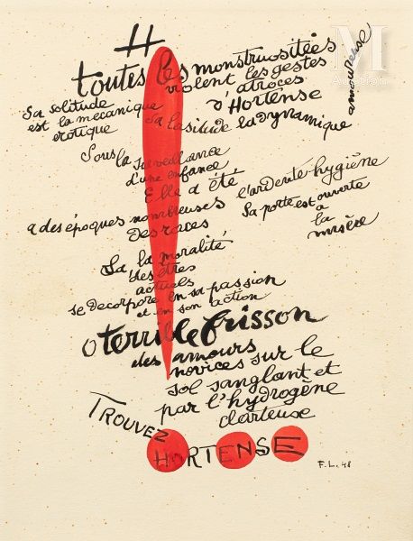 D'après Fernand LEGER (1881-1955) Trouvez Hortense illustration pour les illumin&hellip;