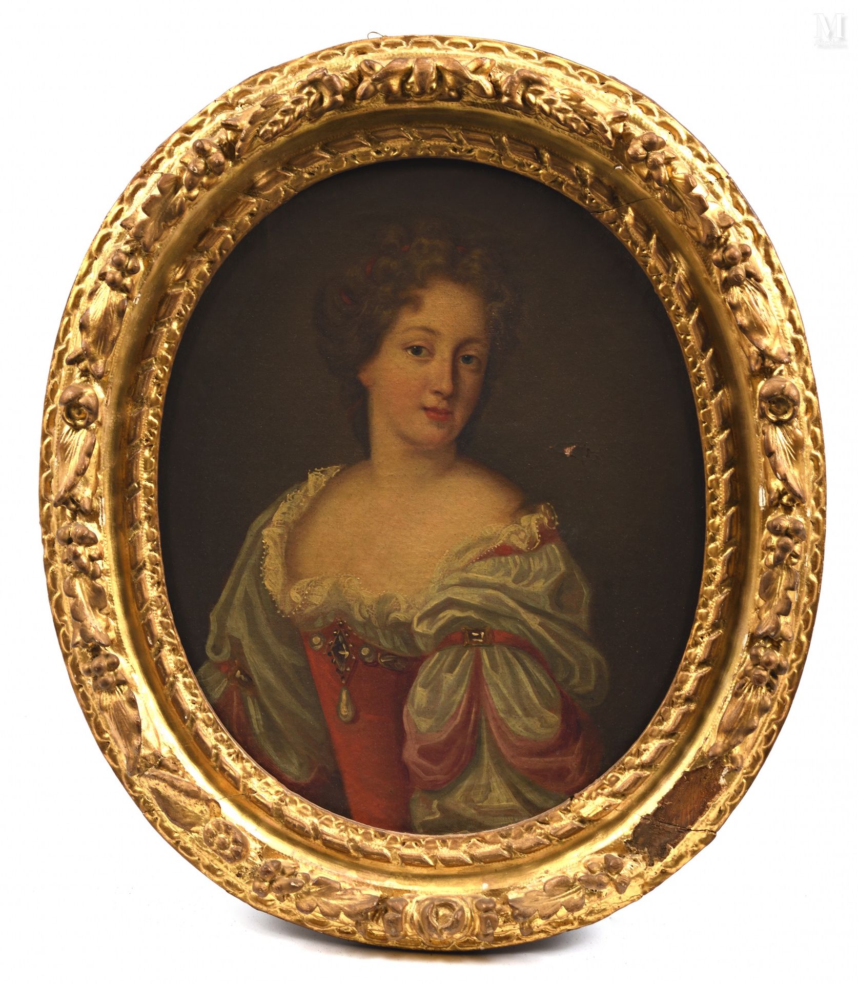 ECOLE FRANCAISE DU XIXème siècle Portrait de la princesse de Conti, Portrait de &hellip;