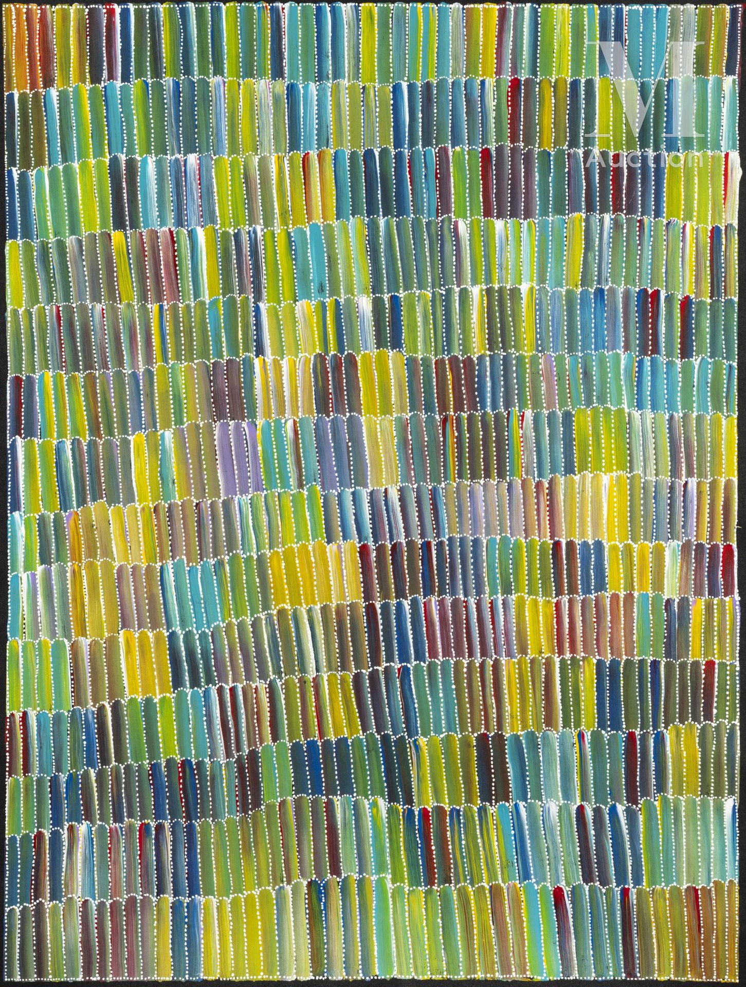 Jeannie Mills Pwerle (1965 - ) Bush Yam,2021

Acrylique sur toile - 94 x 70 cm

&hellip;