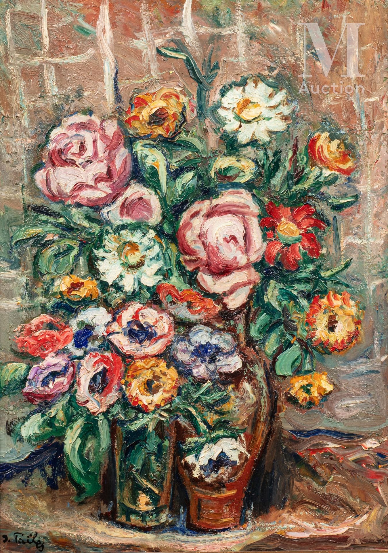 Isaac PAÏLES (Kiev 1895-France 1978) 
Bouquet de fleurs




Huile sur toile



4&hellip;