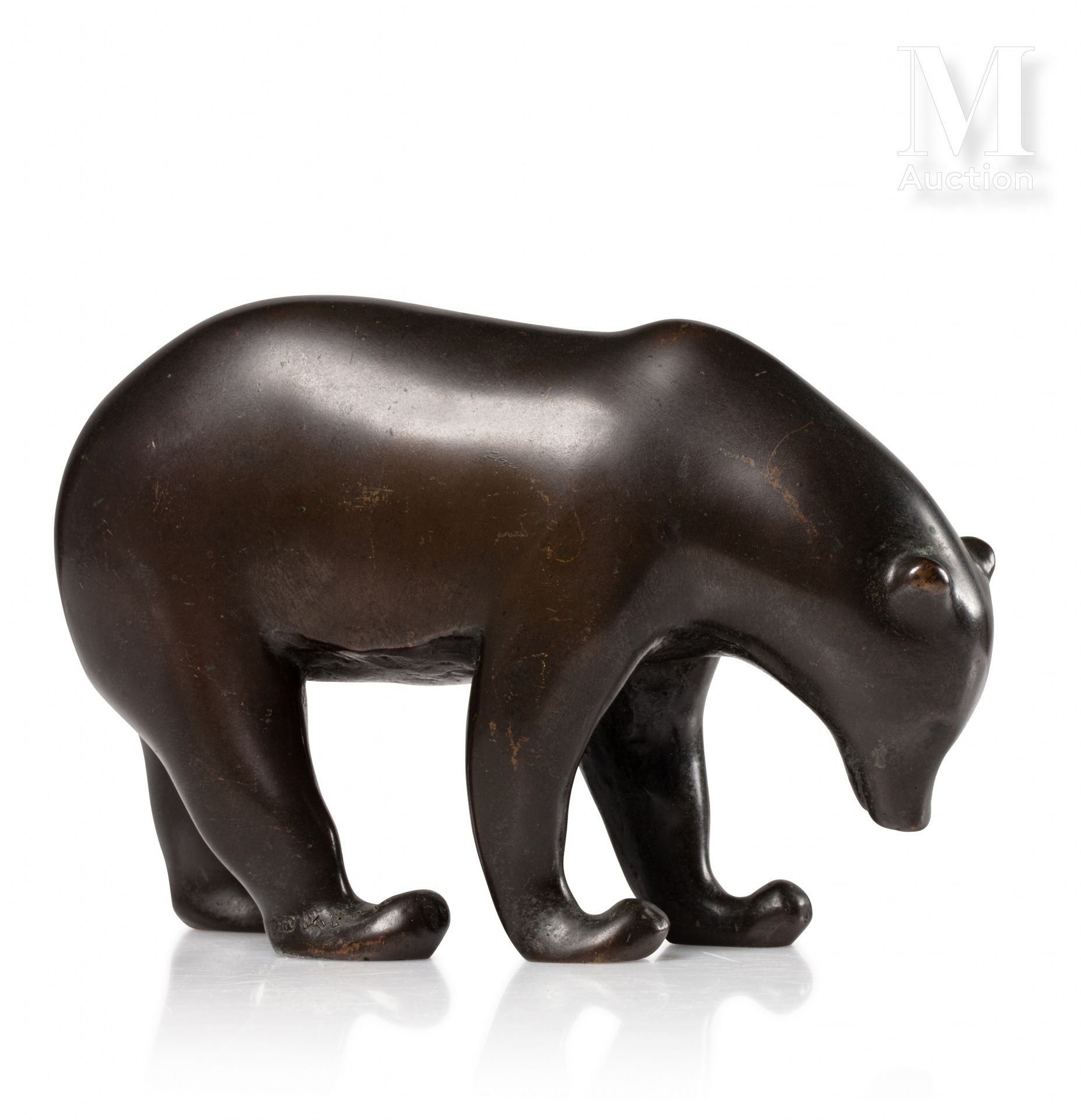 François POMPON (1855 - 1933) "Ours brun" dit "Ours à miel"

Sculpture en bronze&hellip;