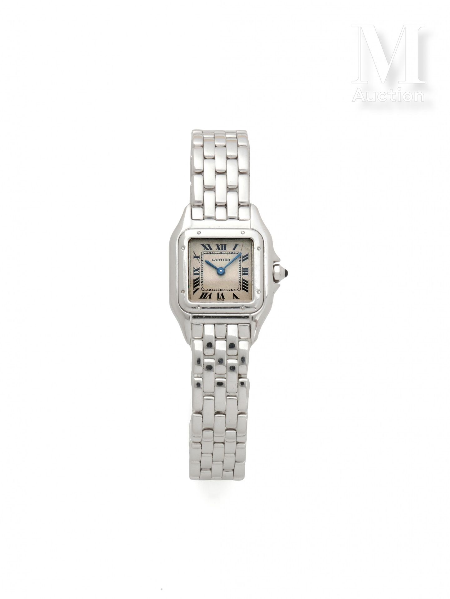 CARTIER "Panther 

Reference 1660

Circa 2000

Square ladies' watch in 18k white&hellip;