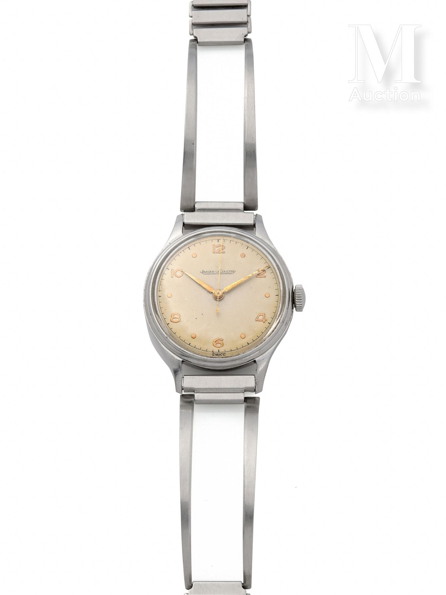 JAEGER-LECOULTRE Um 1960

Stahlgehäuse 

Mechanisches Uhrwerk mit Handaufzug 

K&hellip;