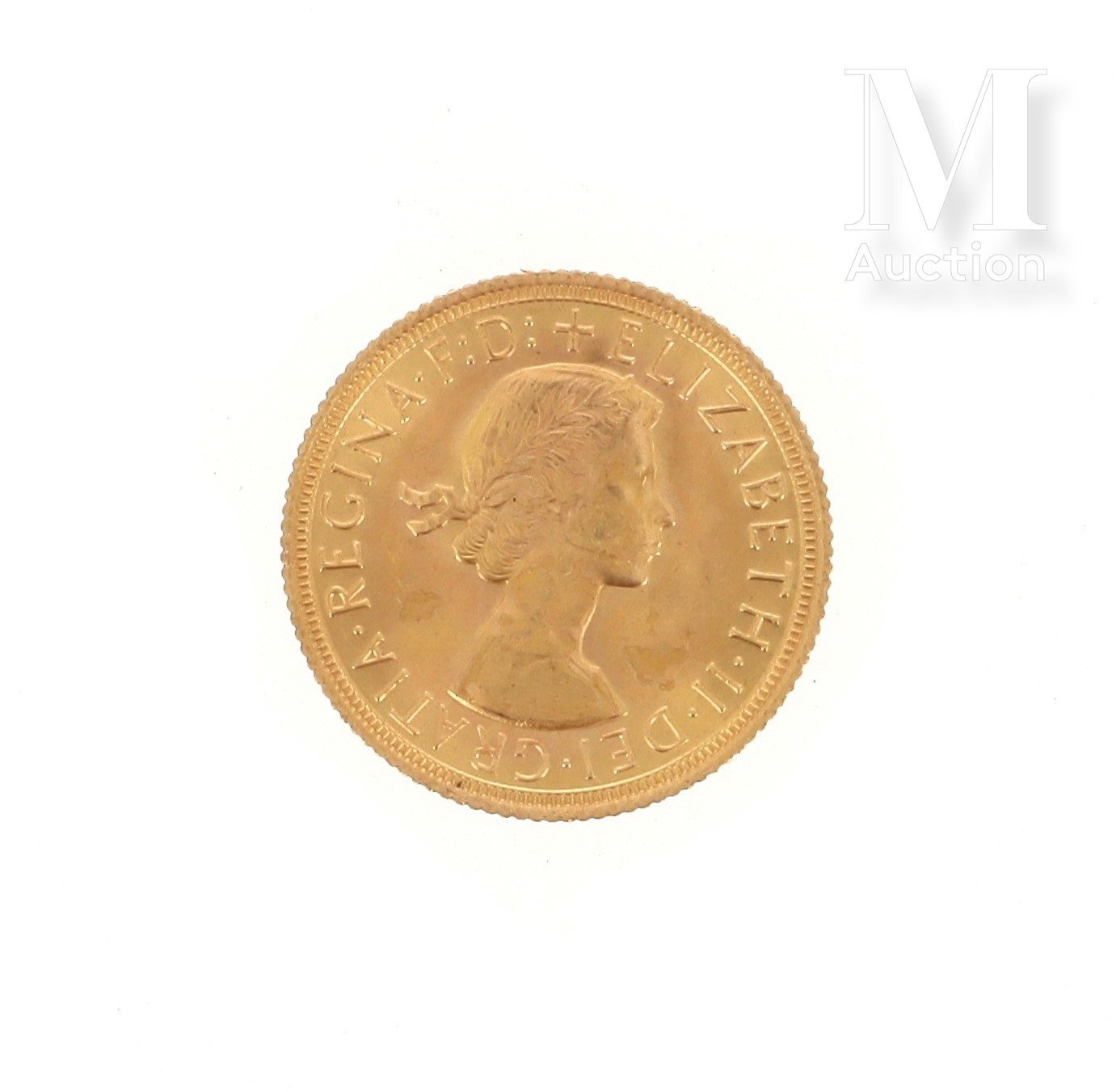 Pièce Souverain or Une pièce en or souverain Elizabeth II 

1966