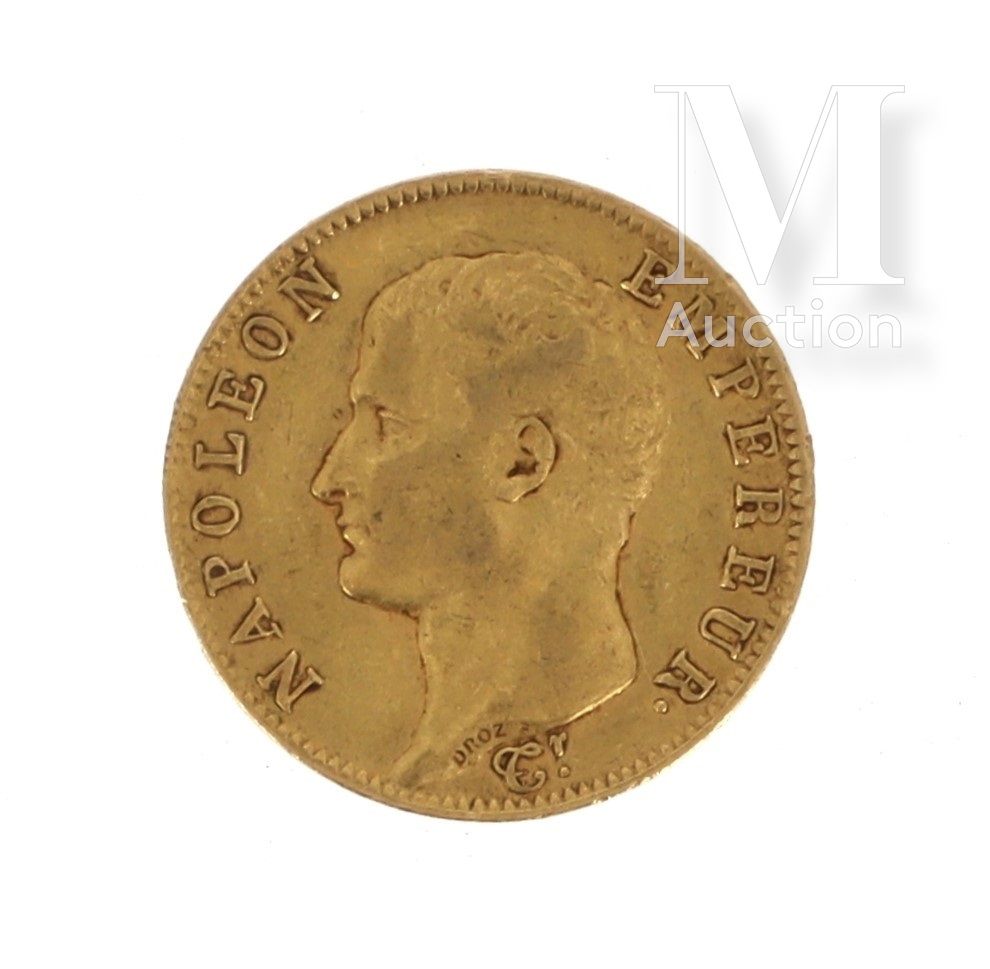 Pièce 20 FF or Une pièce en or de 20 FF Napoléon Empereur

1806 A