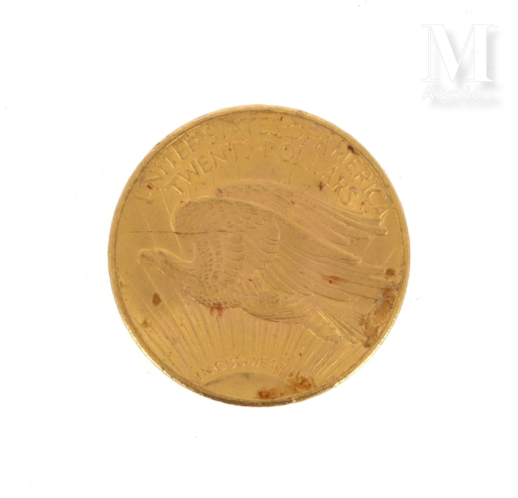 Pièce 20 Dollars or Une pièce en or de 20 Dollars USA Eagle

1924