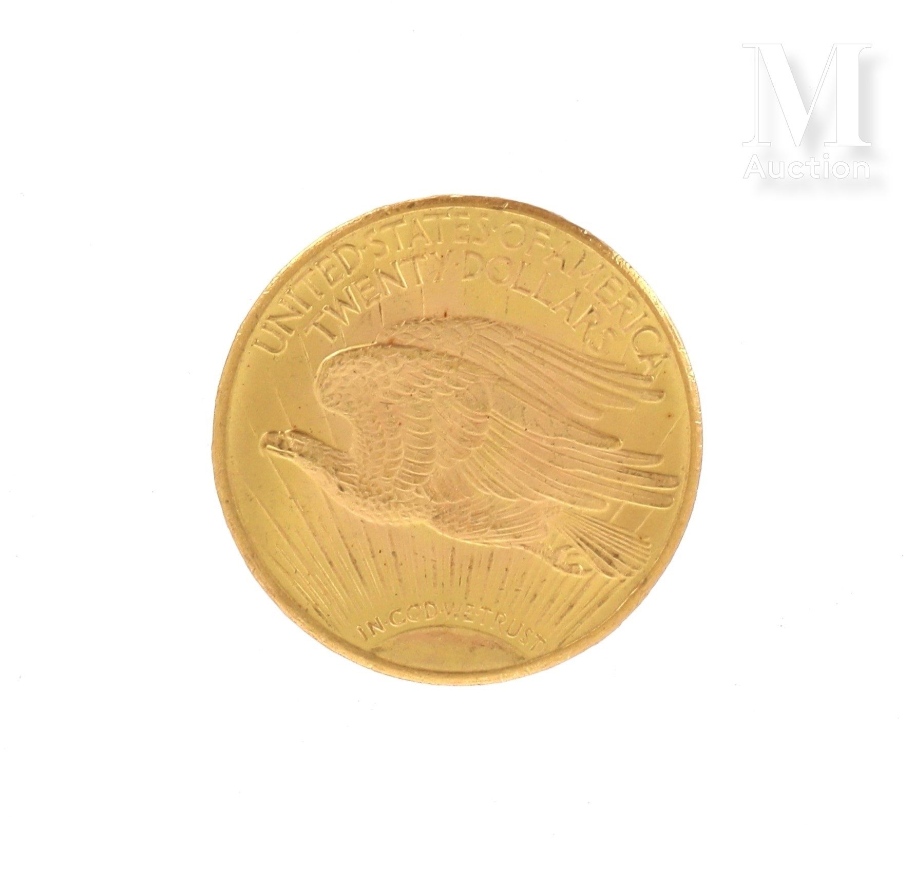 Pièce 20 Dollars or Une pièce en or de 20 Dollars USA Eagle

1925