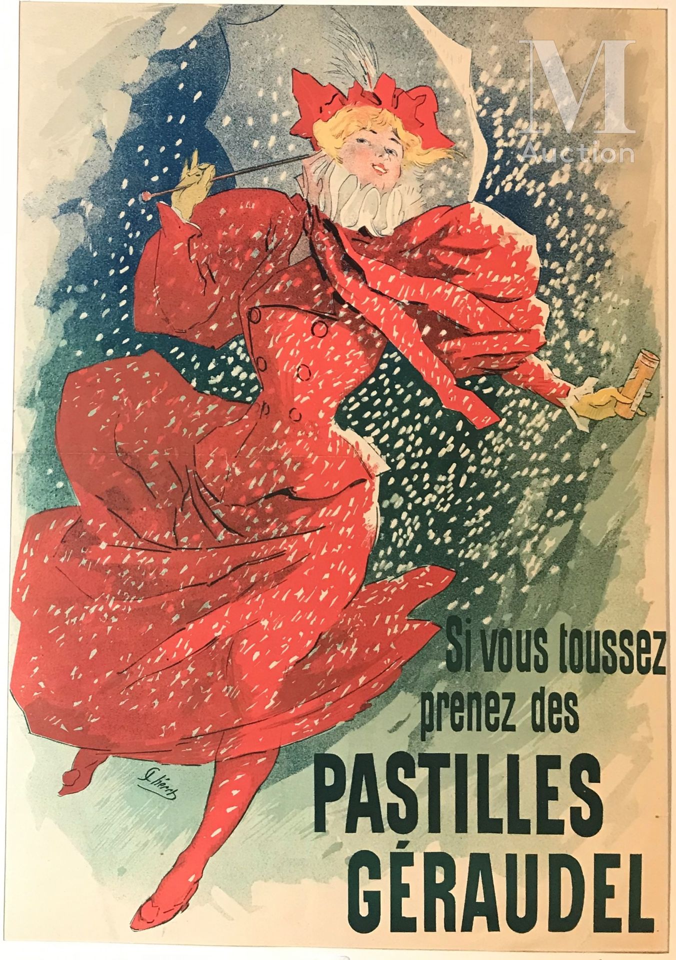 Jules CHERET (1836 - 1932) Pastilles Géraudel

Lithographie en couleurs de l'imp&hellip;