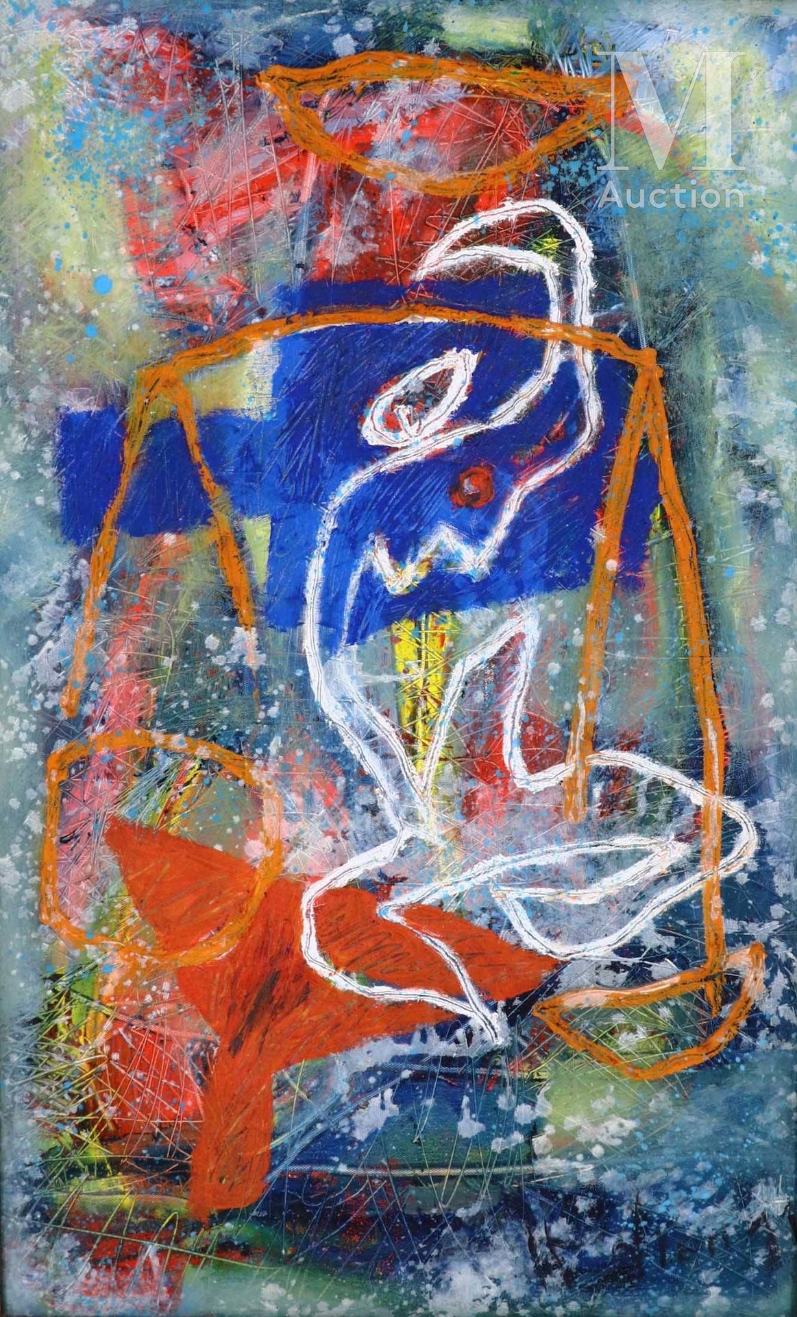 LE TRIEU DIEN ( né en 1943), Composition abstraite 布面油画

右下方有签名

65 x 40 厘米