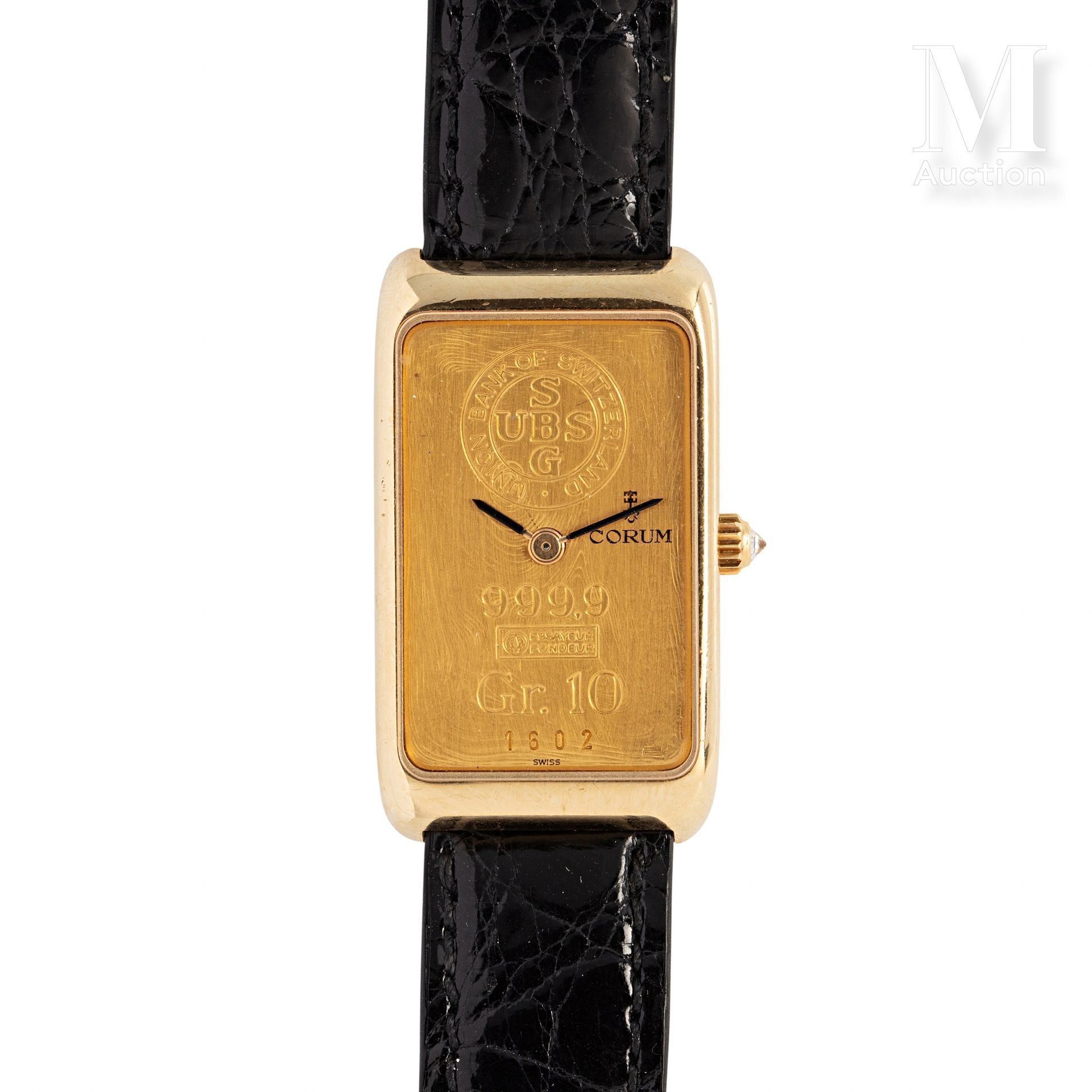 CORUM Reloj rectangular para hombre

Alrededor de 1980

Caja de oro amarillo de &hellip;