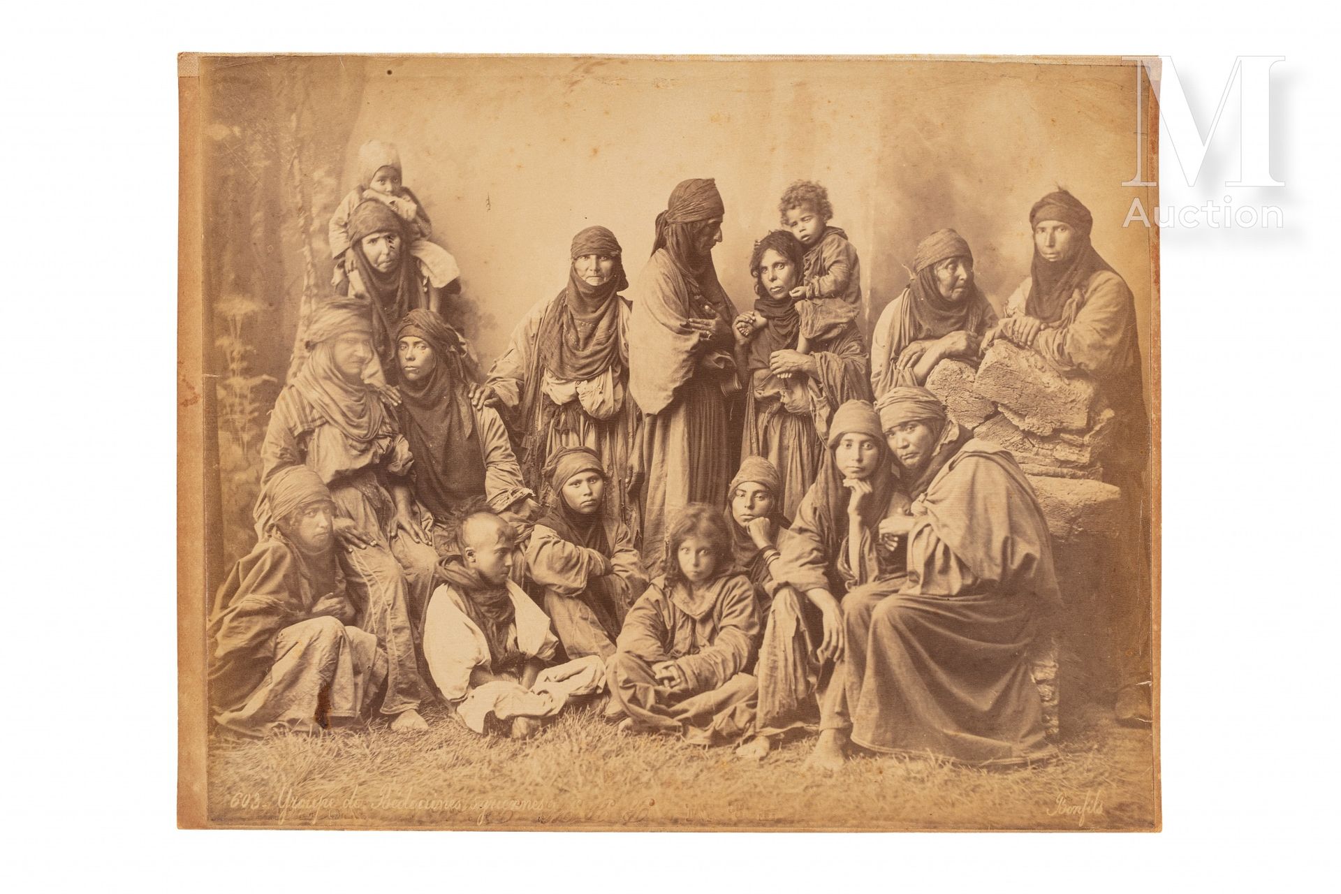 BONFILS Group of Syrian Bedouin Women

Albumen print, captioned, numbered and si&hellip;