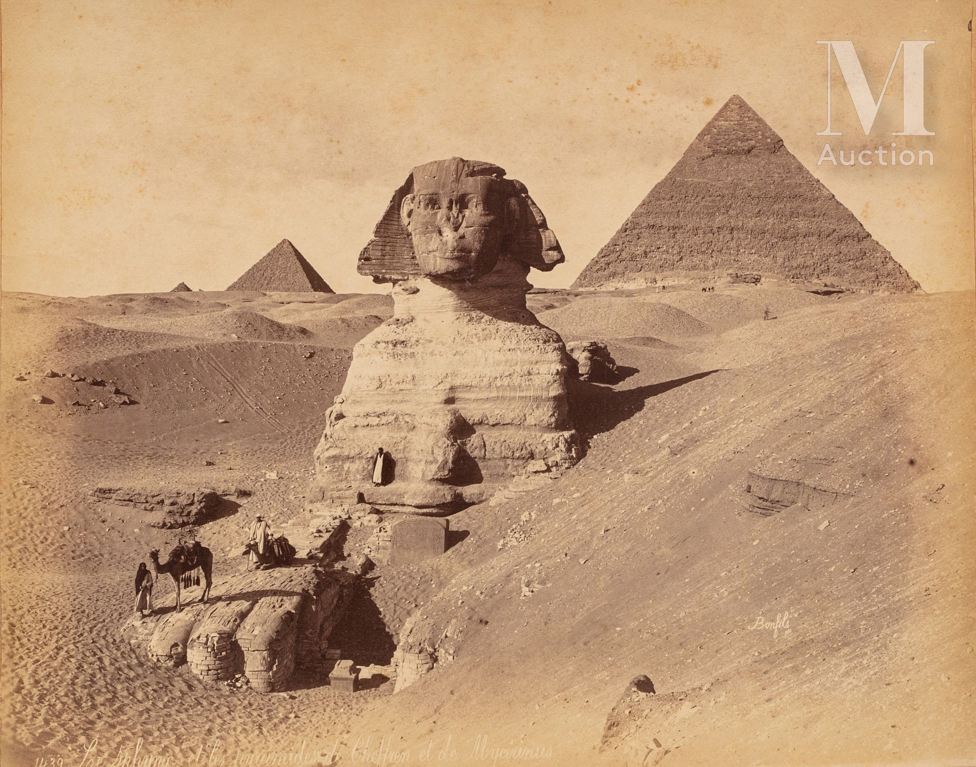 BONFILS The sphinx and the pyramids of Cheffren and Micérinus

Albumen prints on&hellip;