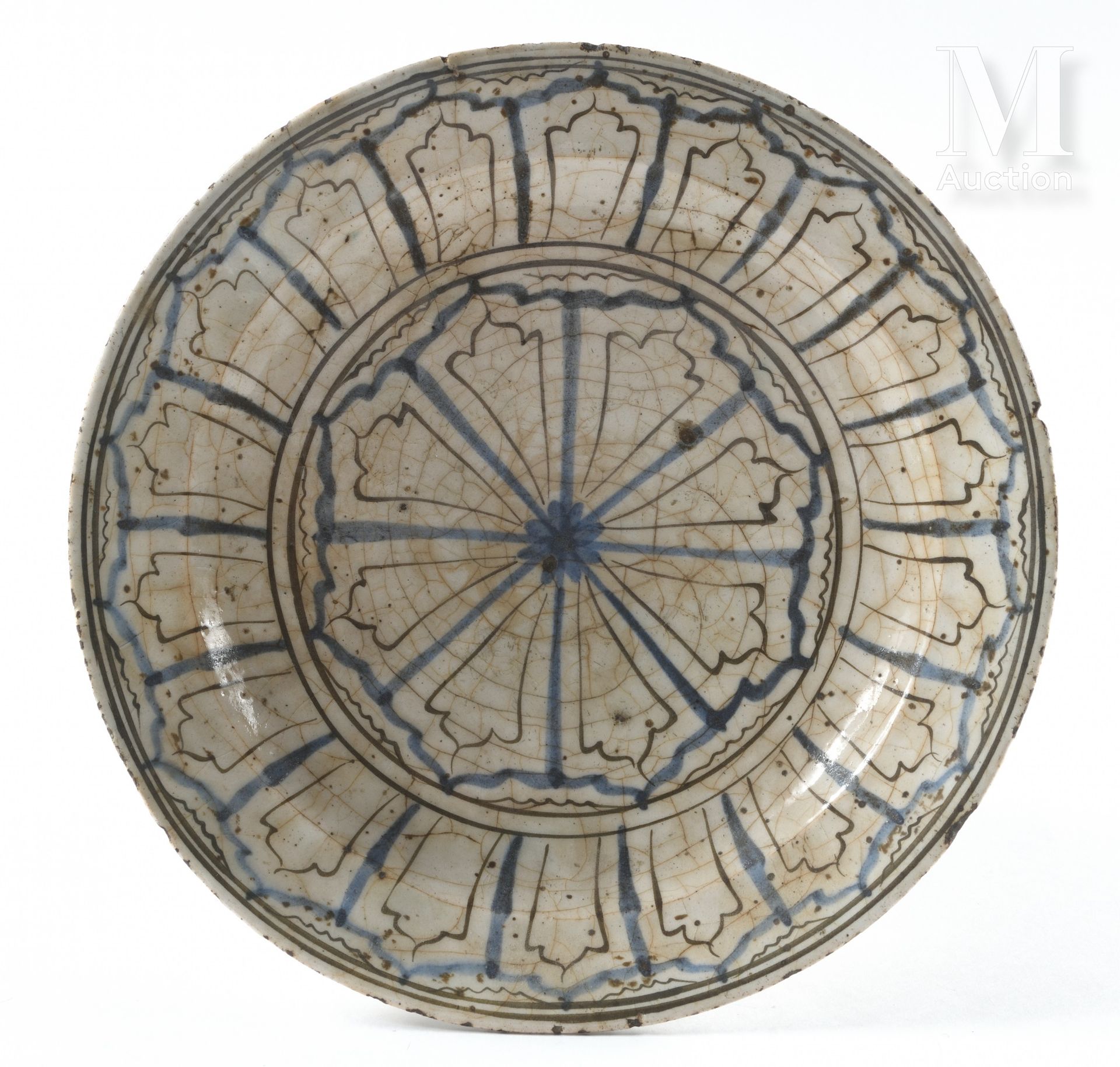 Plat Kubatchi Iran, 17th century

Ceramic dish with cobalt and manganese painted&hellip;