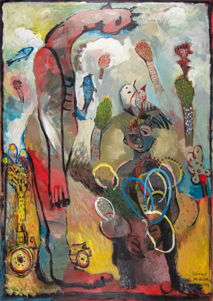 Karim ABOU SHAKRA (Palestinien, 1982) 我今天的故乡--第一部分，2018

丙烯酸在画布上

140 x 200 cm

&hellip;