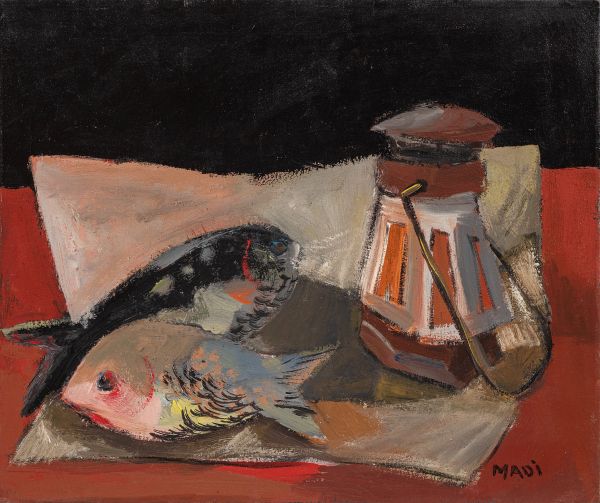 Hussein MADI (Liban, 1938) Ohne Titel

Tempera auf Leinwand 

59 x 50 cm

gemalt&hellip;