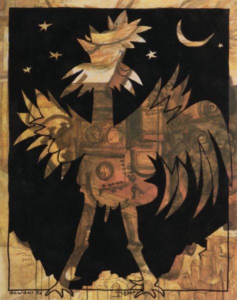 Khouzayma ALWANI (Syrie,1935) Il gallo

Tecnica mista su carta

38 x 29,5 cm

di&hellip;