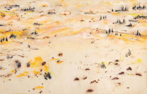 *Hannibal SROUJLI (Liban,1957) 来自《沙漠》系列，2018 - 2019年

画布上的油画和丙烯

99.5 x 155 cm

&hellip;