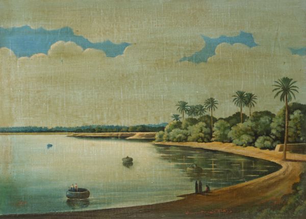 Abdul qâdir AL RASSAM (Irak, 1882 - 1952) Walk along the Tigris River

Oil on ca&hellip;