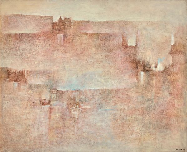 Abdelkader Guermaz (Mascara 1916 - Paris 1996) Untitled

Oil on panel

46,8x57,6&hellip;