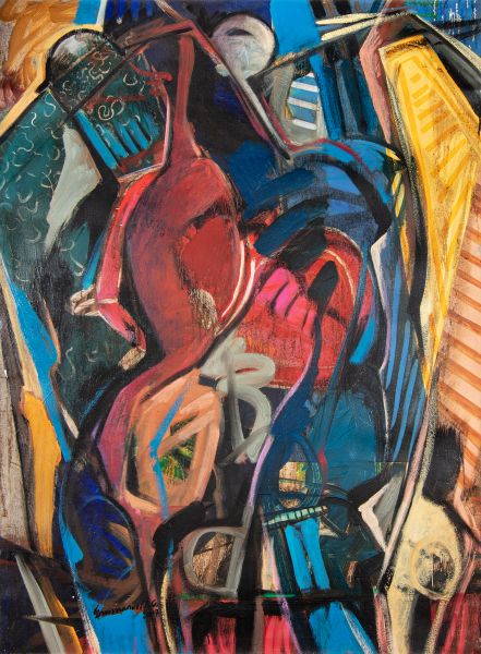 *Emmanuel GUIRAGOSSIAN (Liban, 1954) 无题, 2017

布面油画

150 x 110 cm

左下角署名 "Emmanu&hellip;