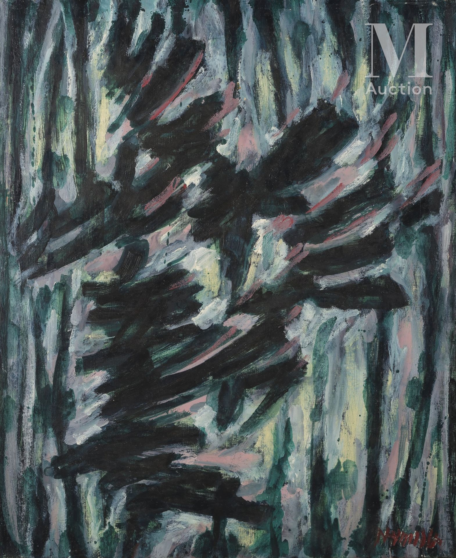 ROBERT HELMAN (1910-1990) 无题》，1961年

布面油画，左上角有签名，背面有副署和日期

61 x 50厘米



出处 :

私人&hellip;