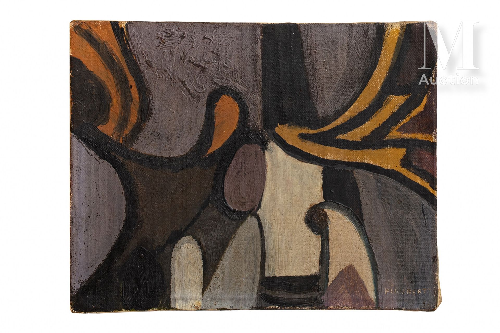 Jean PIAUBERT (1900-2002) 构成

布面油画，右下角有签名

18 x 24厘米



出处 :

私人收藏，巴黎