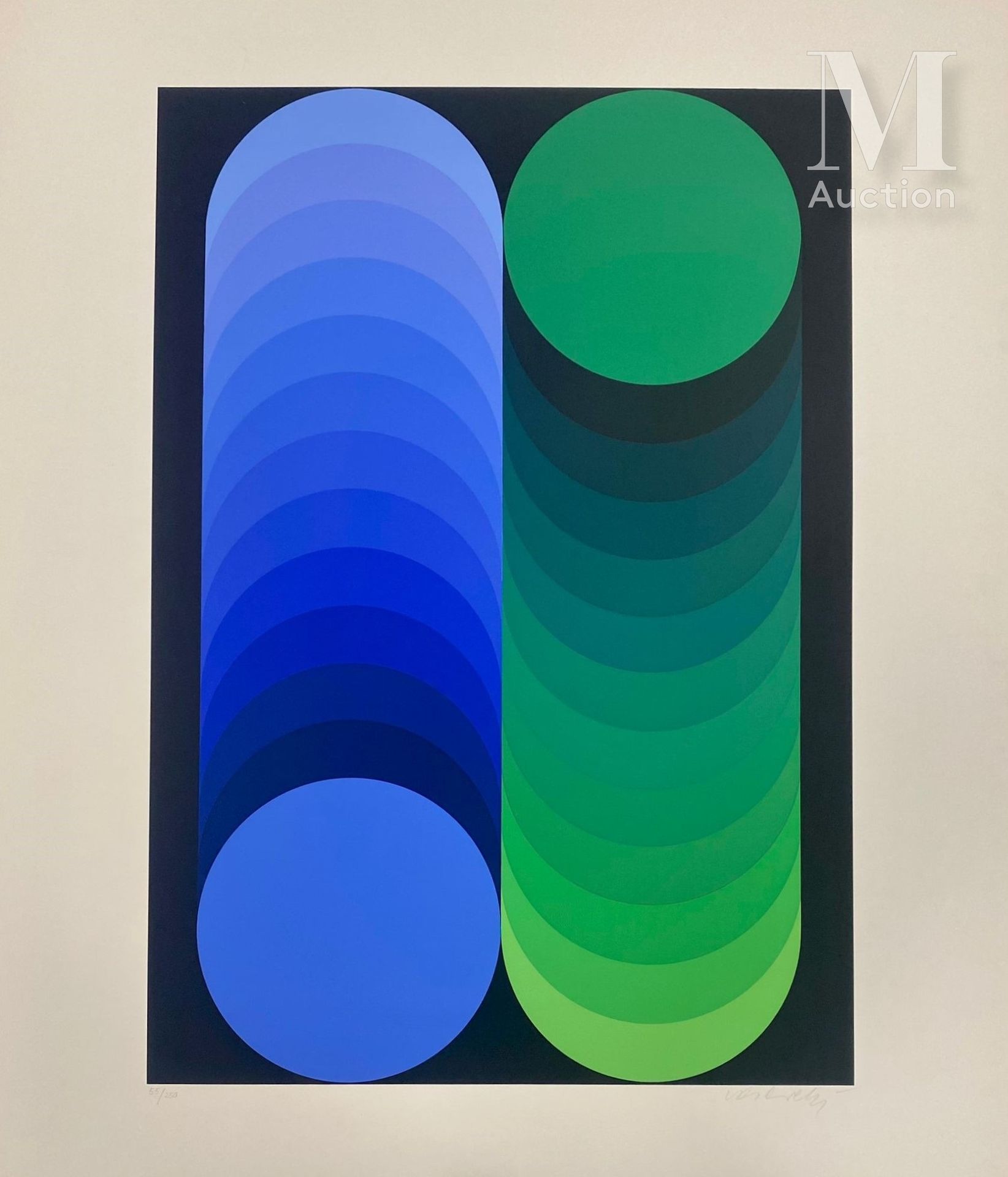 Victor VASARELY (1908-1997) KIDIO, 1969

Silk-screen print in colours, signed an&hellip;