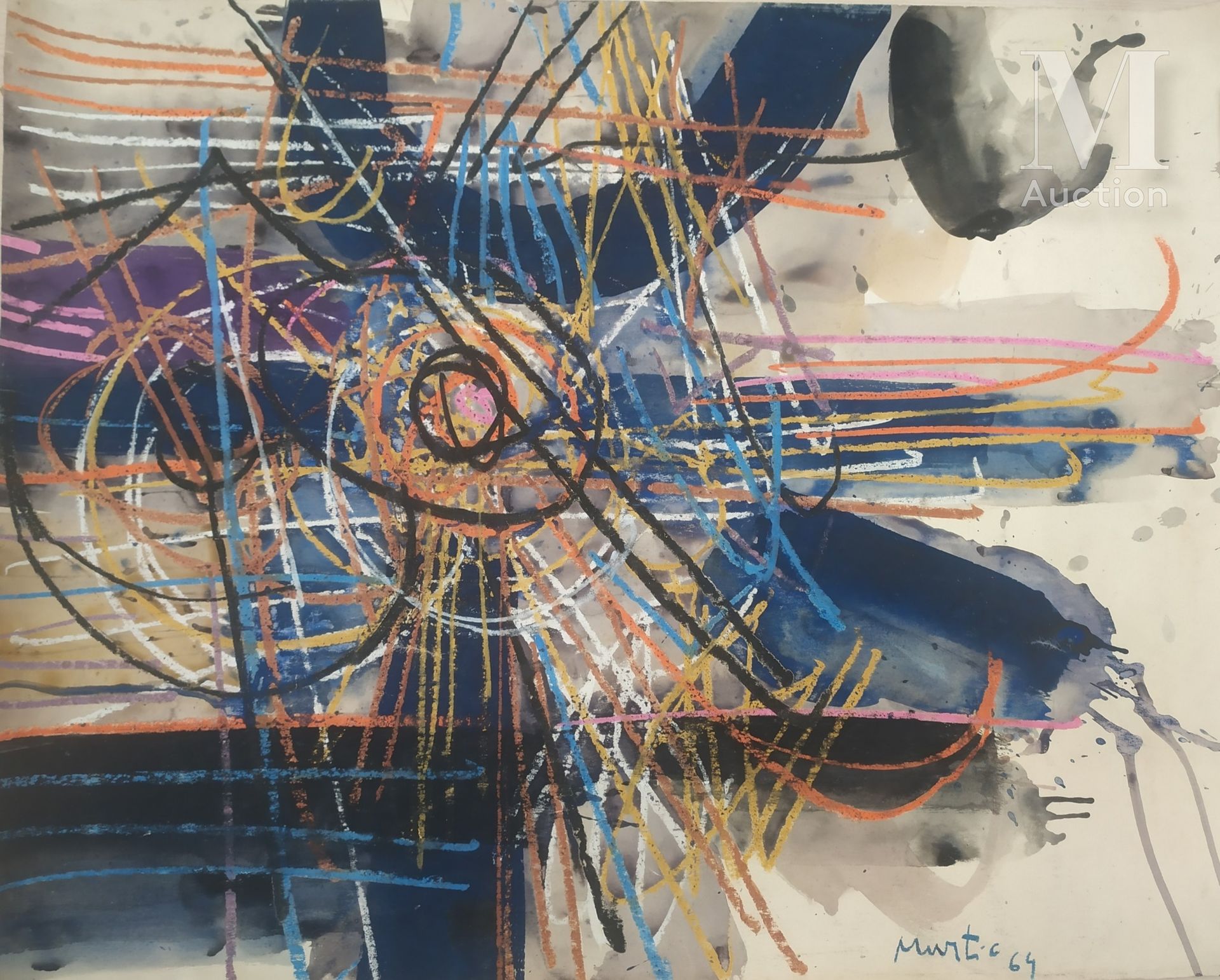 Edo MURTIC (1921-2004) 
Composition, 1964




Crayon gras et lavis d'encre sur p&hellip;