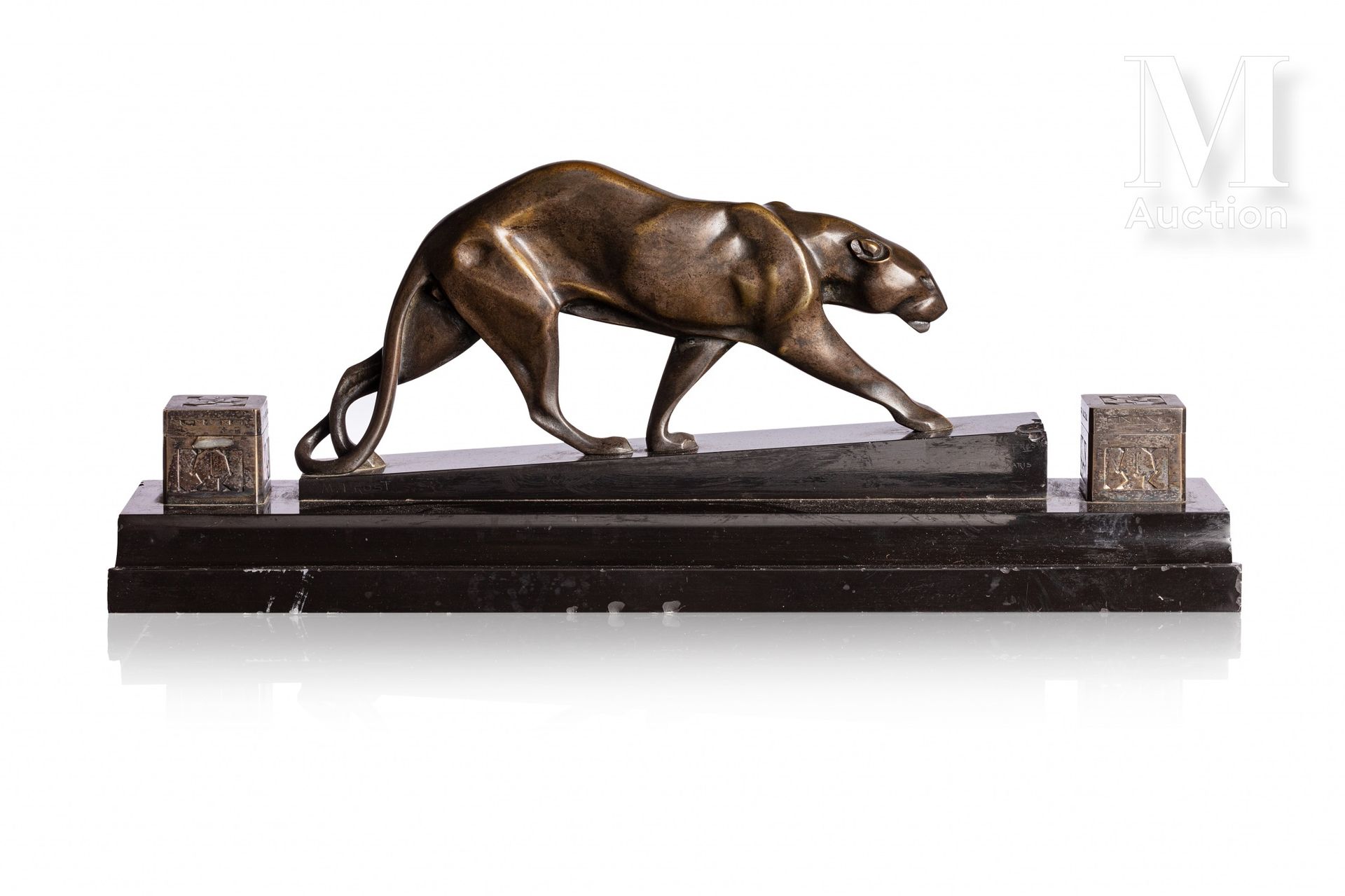 Maurice PROST (1894-1967) "Panthère marchant"

Sculpture en bronze à patine brun&hellip;