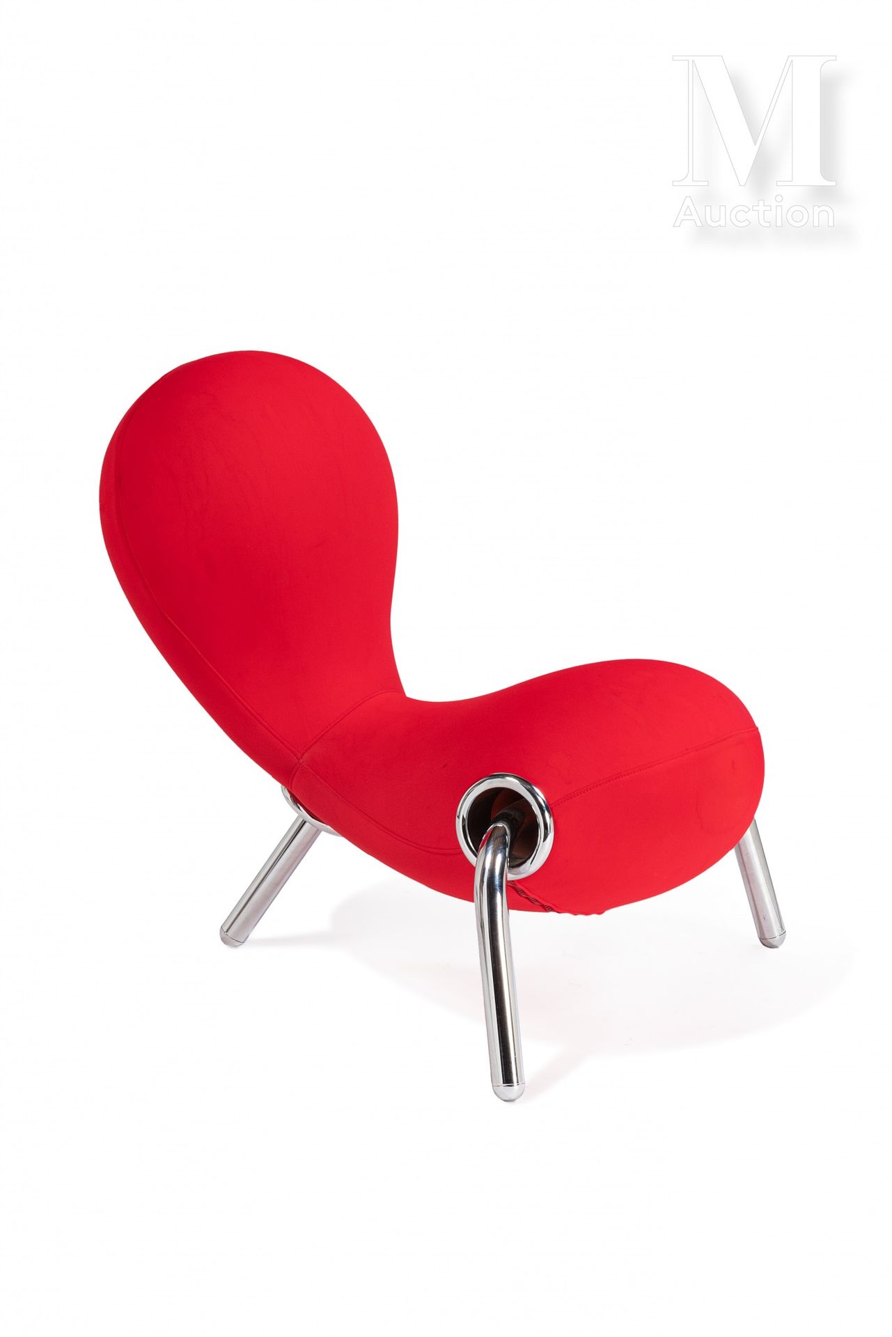 Marc NEWSON (né en 1963) "Embryo

Armchair with chromed metal structure and trip&hellip;