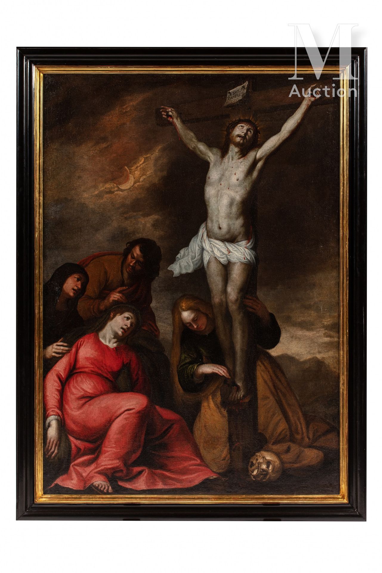 Luciano BORZONE (Gênes 1590 - 1645) Crucifixion

Canvas

H: 170 x W: 120 cm