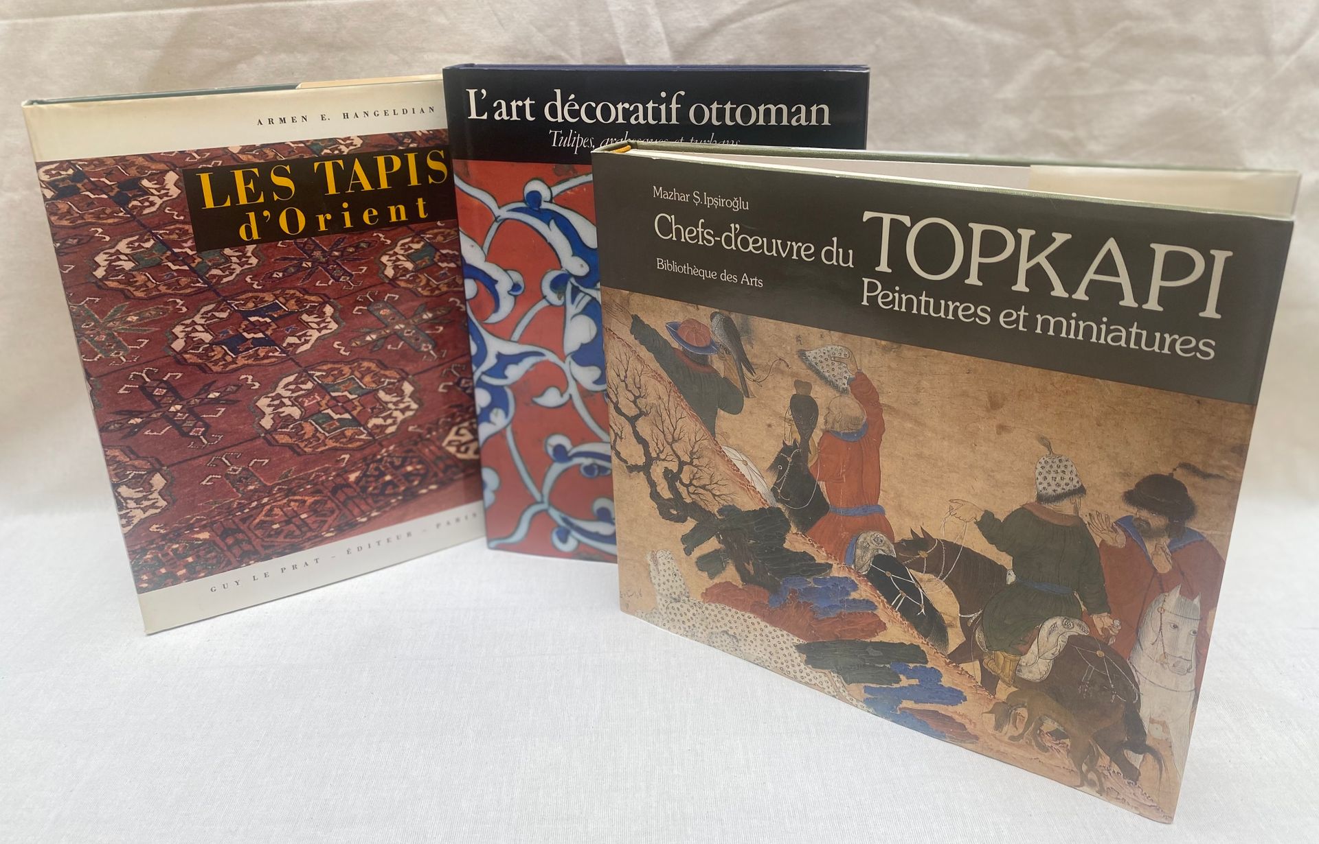 Turquie / Tapis : 3 vol. HANGELDIAN (Armen E.). Les Tapis d'Orient. Ed. G. Le Pr&hellip;