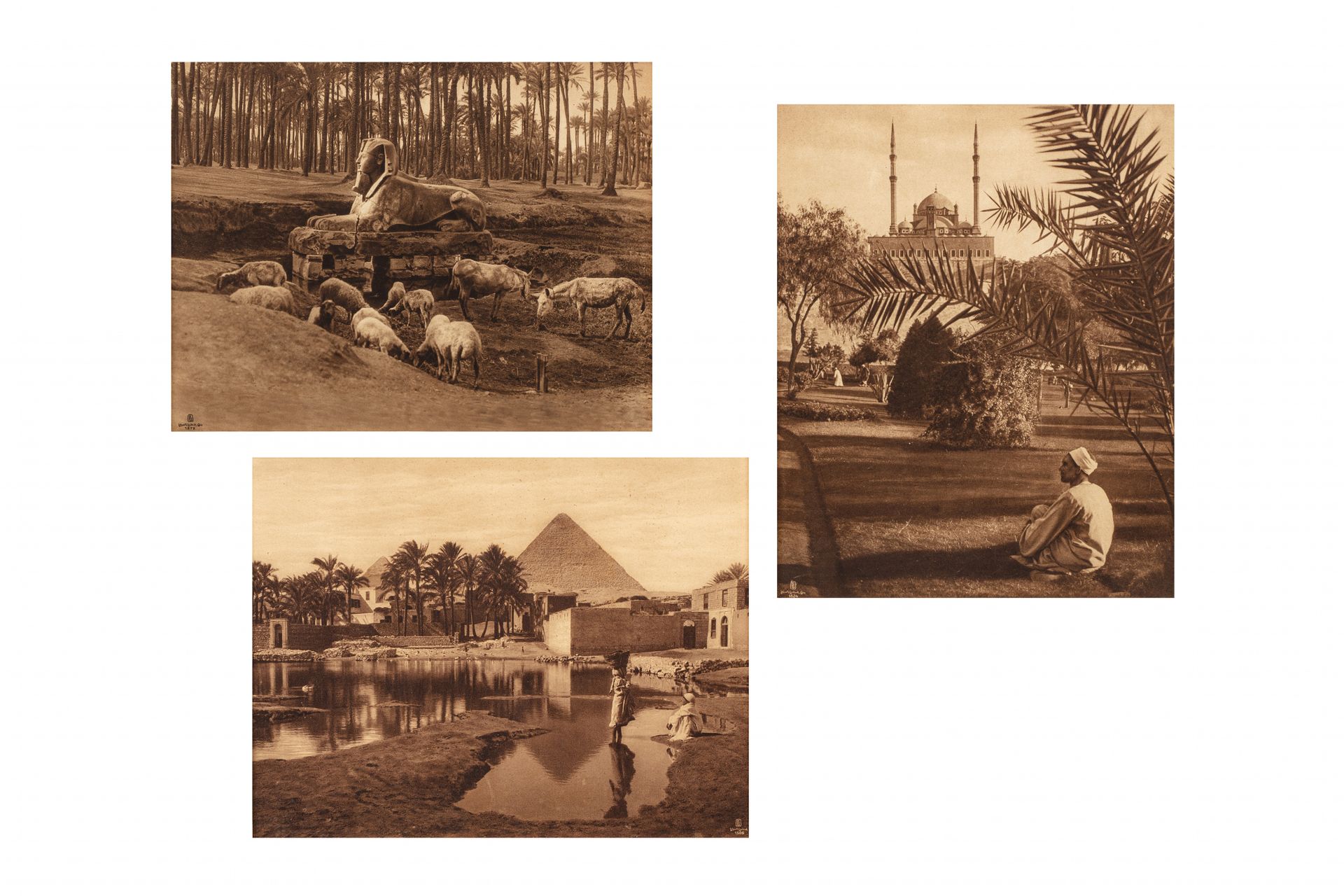 Lehnert, R. (1878-1948) & Landrock, E. (1878-1966). Trois vues d'Egypte

Cairo, &hellip;