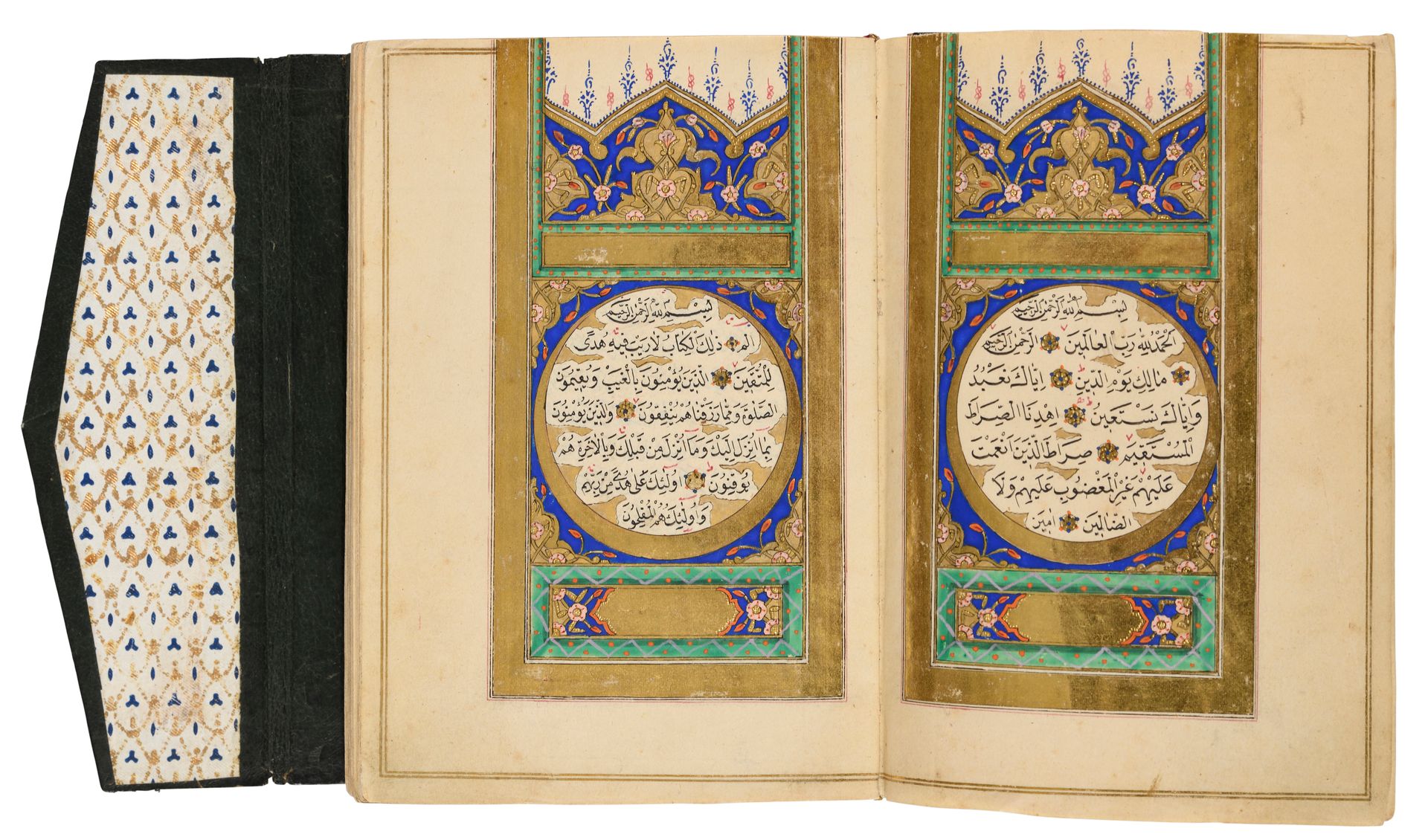 Coran d'époque ottomane An Ottoman Qur'an signed Al-Sayed 'Ali al-khulusi pupil &hellip;