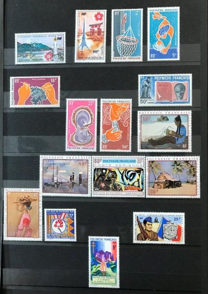 Null French POLYNESIA. Large set almost complete from n°YT 1 to 559 (missing n° &hellip;