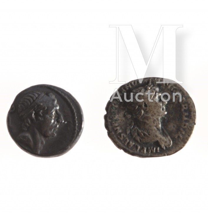 LOT COMPRENANT a republican denarius of MARCIA L MARCIUS PHILIPPUS, and a denari&hellip;