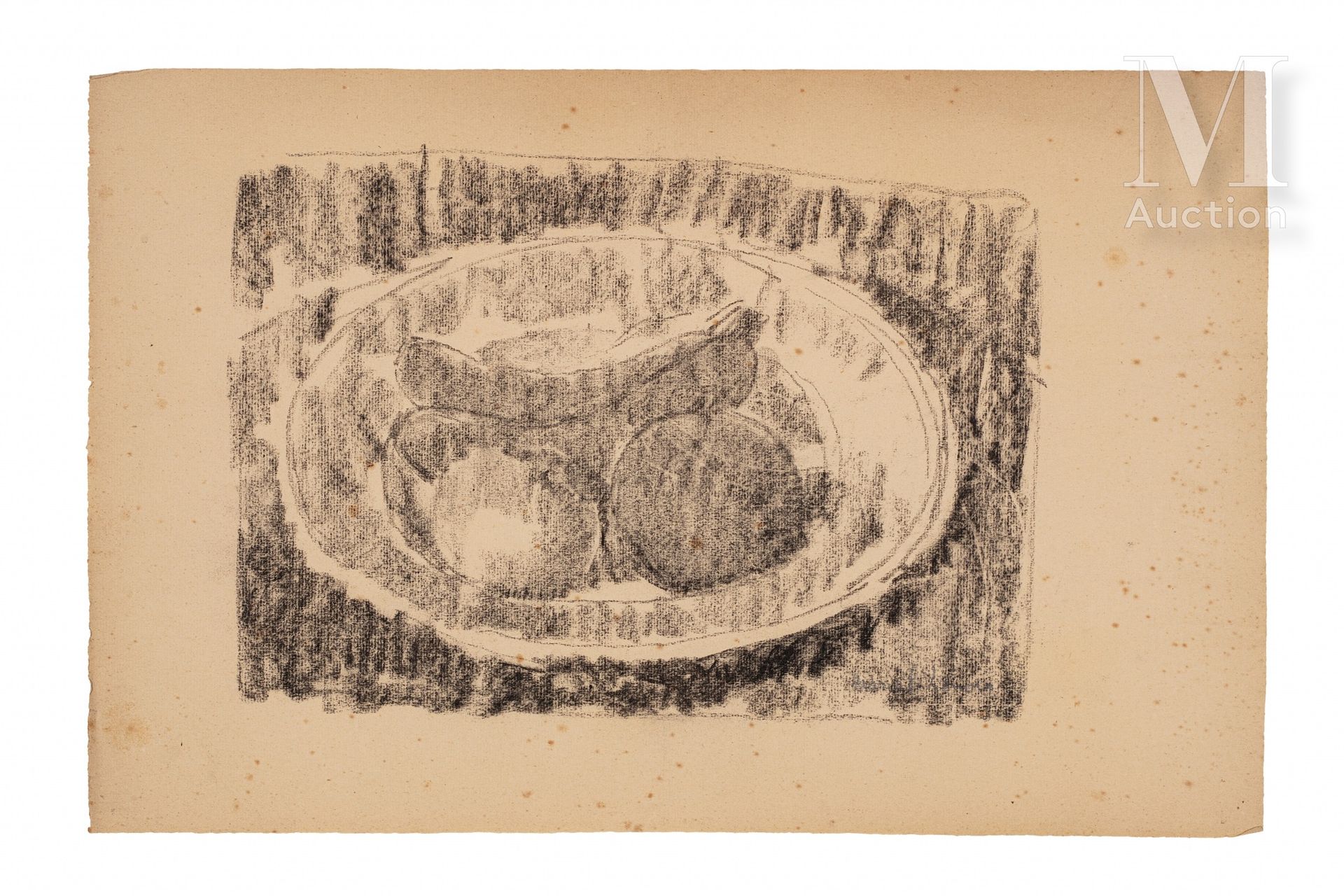 Jules Oury dit Marcel-Lenoir (Montauban 1872 - Montricoux 1931) 含有水果的成分

纸上炭笔

3&hellip;