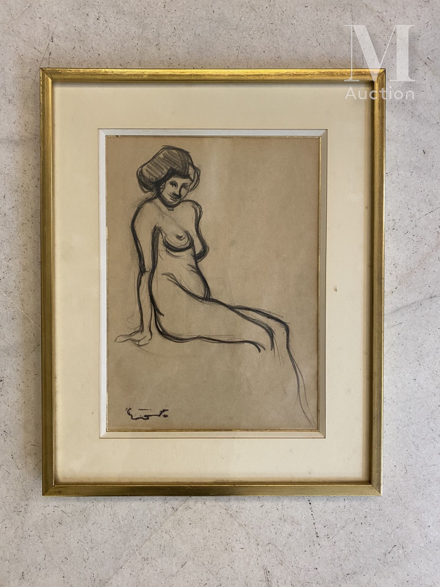 Achille Emile Othon FRIESZ (Le Havre 1879-Paris 1949) 坐着的裸体女人

纸上炭笔

27 x 19.5 c&hellip;