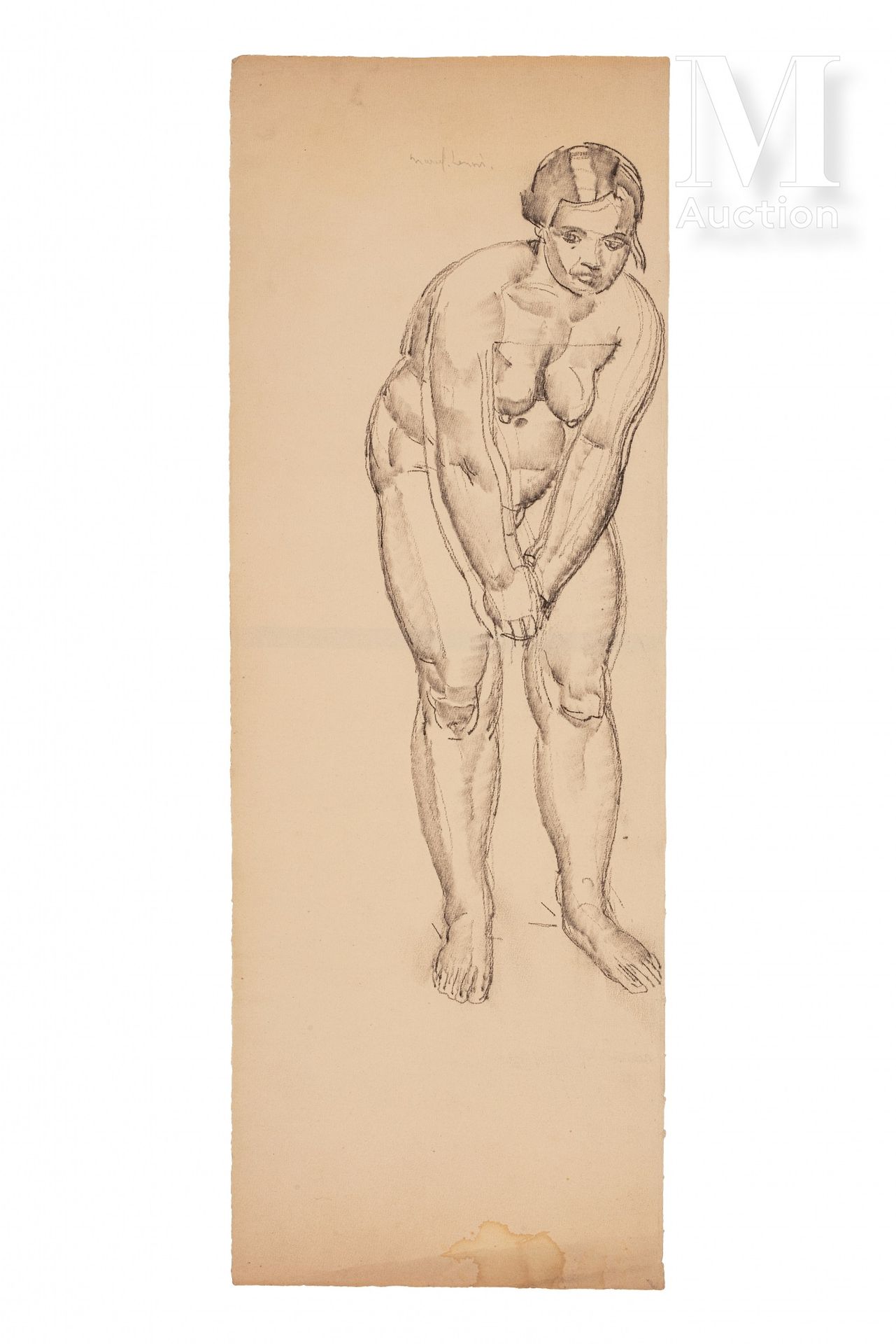 Jules Oury dit Marcel-Lenoir (Montauban 1872 - Montricoux 1931) 倾斜的女性裸体

纸上炭笔和蚀刻&hellip;