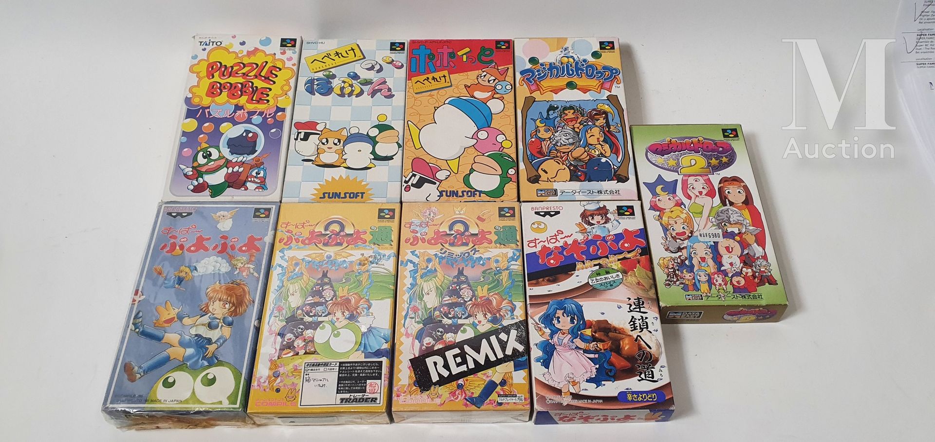 SUPER FAMICOM NTSC/JPN SUPER FAMICOM NTSC/JPN

Ensemble de 13 titres type « PUZZ&hellip;