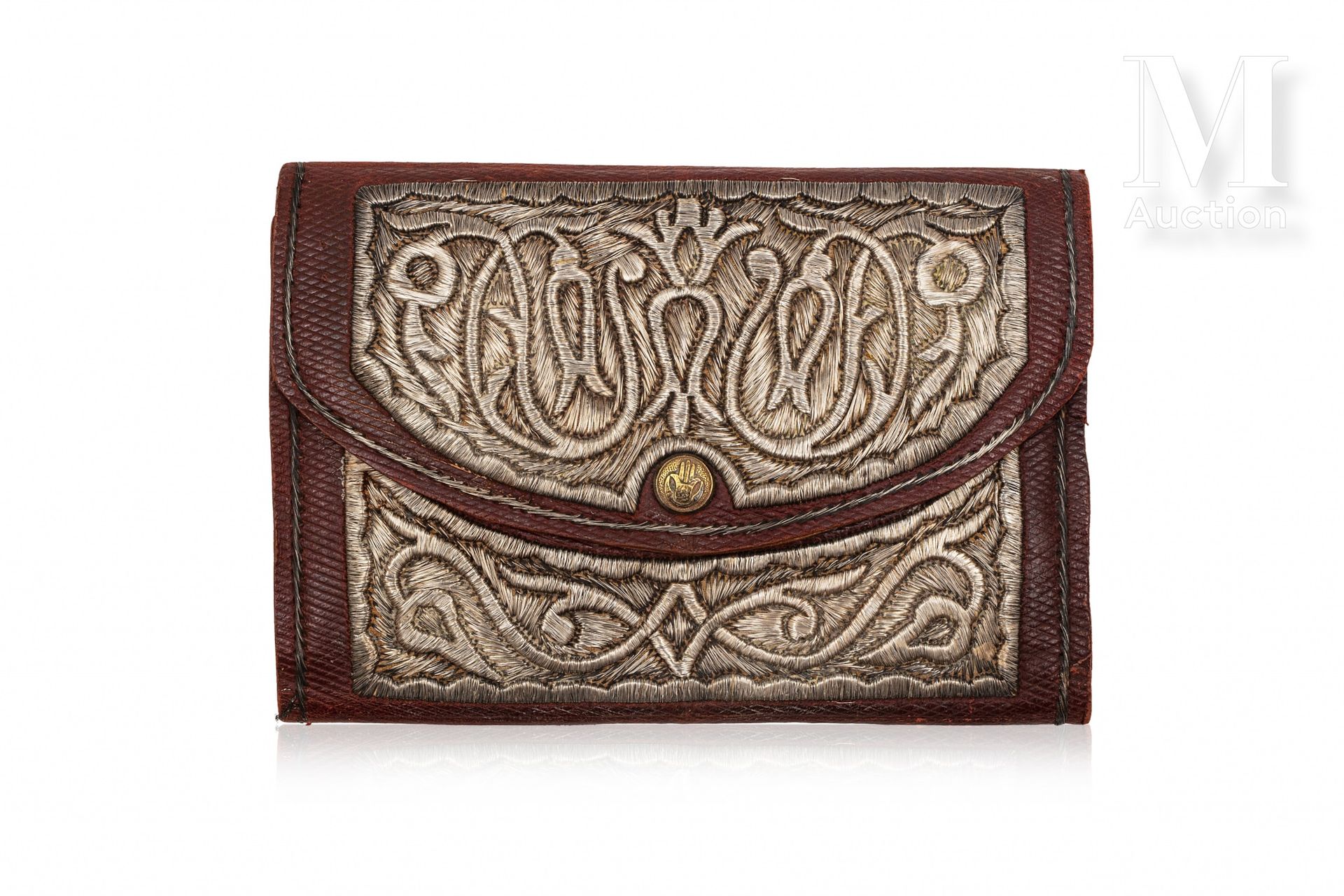 Null Modern wallet decorated with Fatima's hand on the pressure 15x11cm