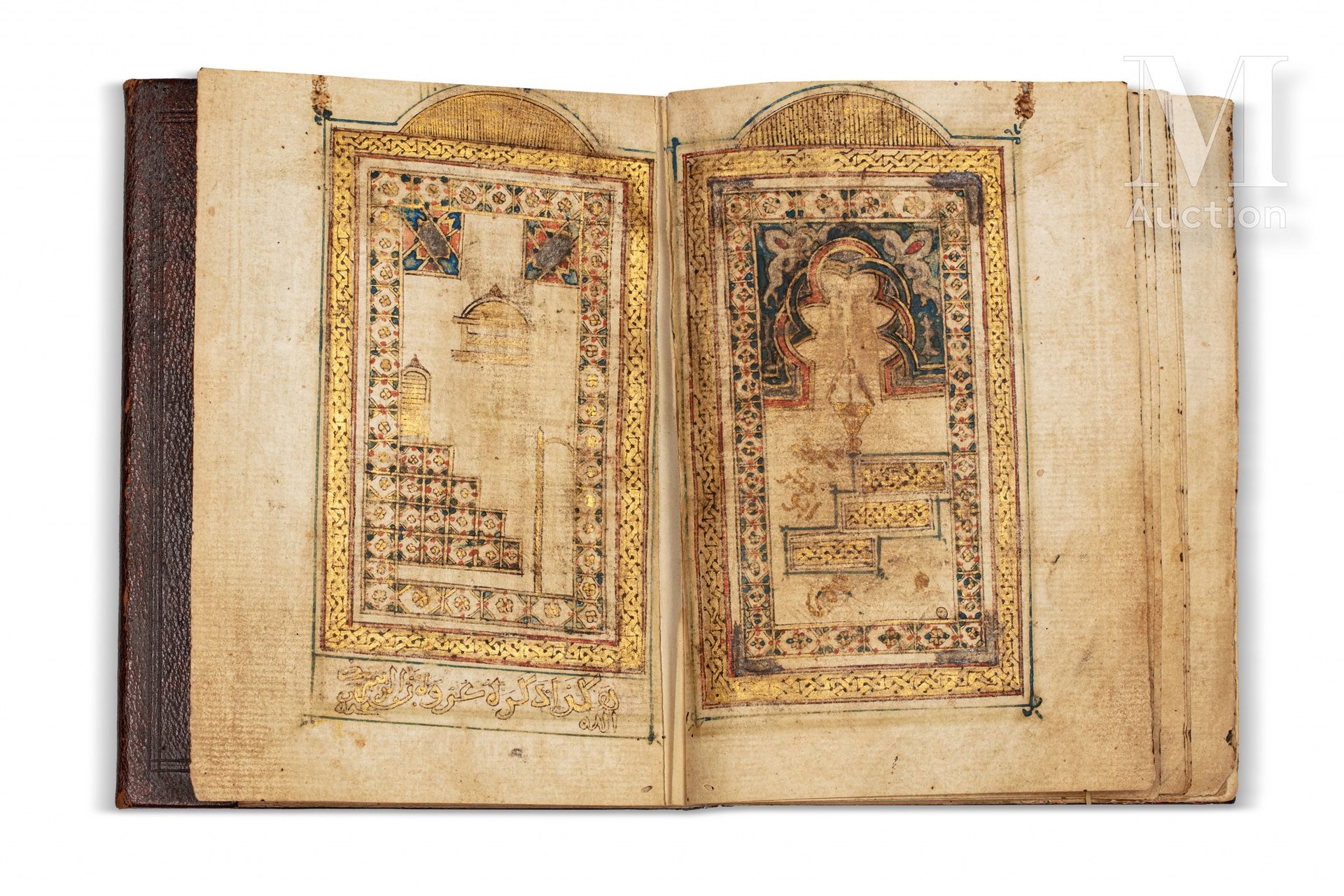 Null Al-Jazûlî (d.1465) Dala'il al-Khayrat - 祈祷书摩洛哥，17-18世纪阿拉伯文手稿，铺纸，53页，每页19行美丽&hellip;