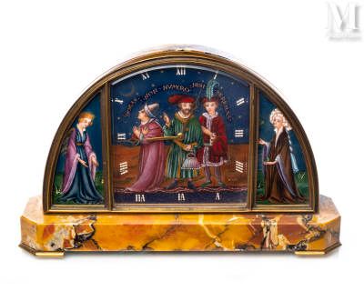 Henri Ditisheim à La Chaux-De-Fonds Table clock with enamel

Table clock 

Circa&hellip;