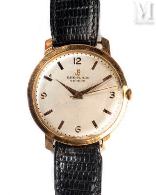 BREITLING Ginebra 

Reloj redondo para hombre 

Alrededor de 1960

Caja de oro r&hellip;