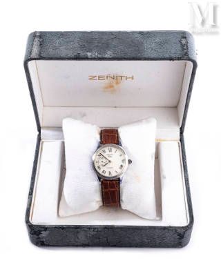 ZENITH Elite

Ref : 90/01.0050.680/35

Circa 1995

Ladies' watch in steel.

Whit&hellip;