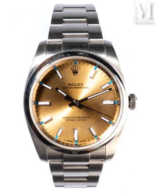 ROLEX Oyster Perpetual 

Reference 114200

Circa 2019

Steel case signed and num&hellip;