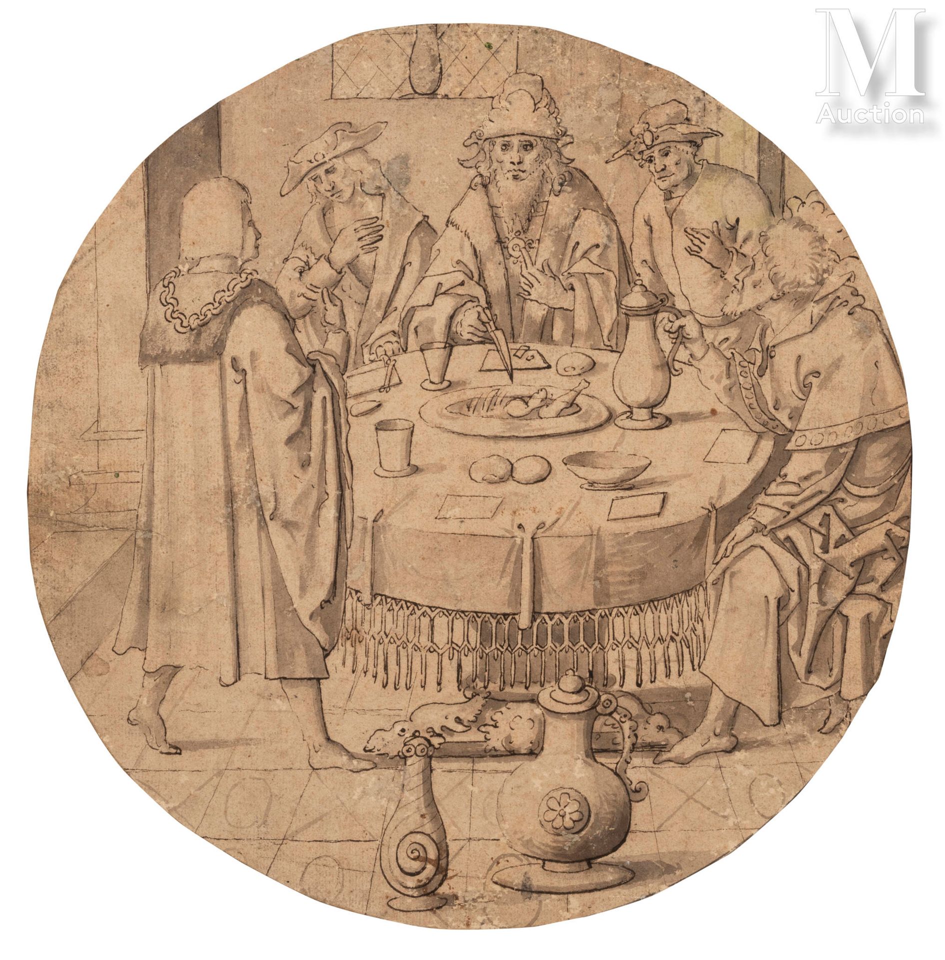 Ecole des Anciens Pays-Bas du XVIème siècle Progetto del vetro colorato

Penna e&hellip;
