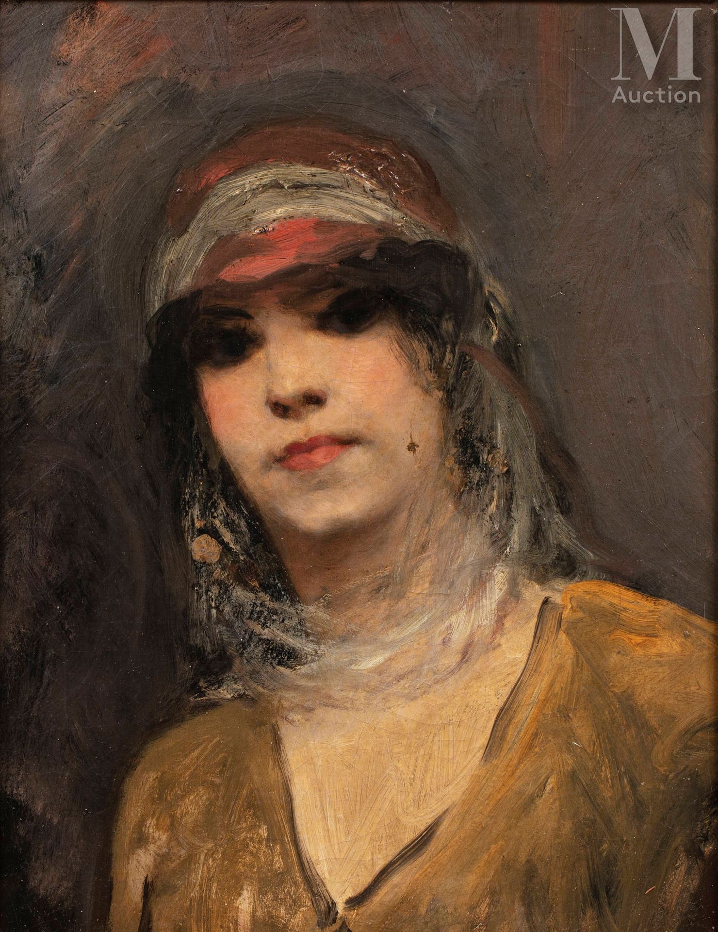 Benjamin CONSTANT (Paris 1845 - 1902) Femme au turban et au voile

Huile sur toi&hellip;