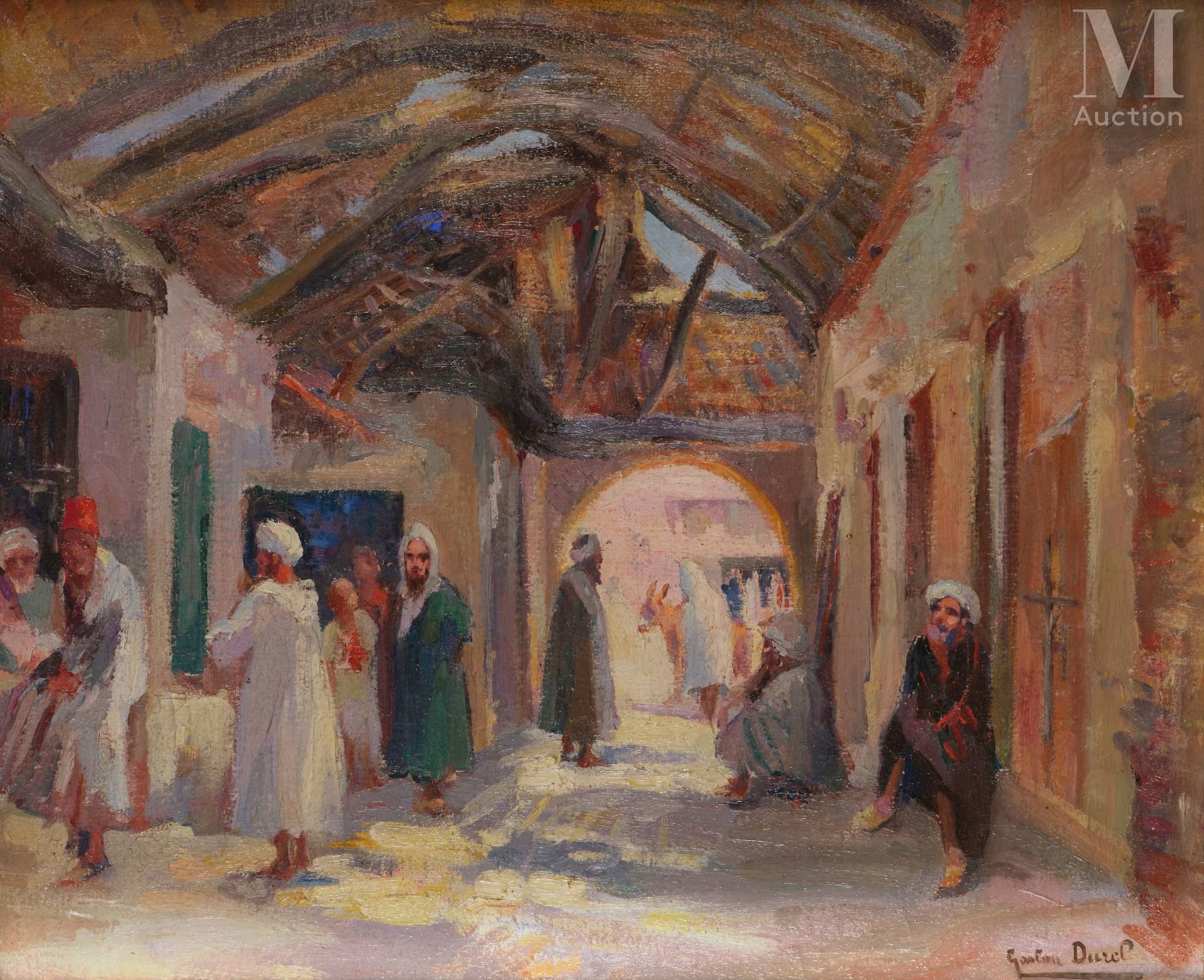 DUREL Gaston (Gaillac 1879- Paris 1954) Souk, Morocco

Oil on canvas of origin

&hellip;