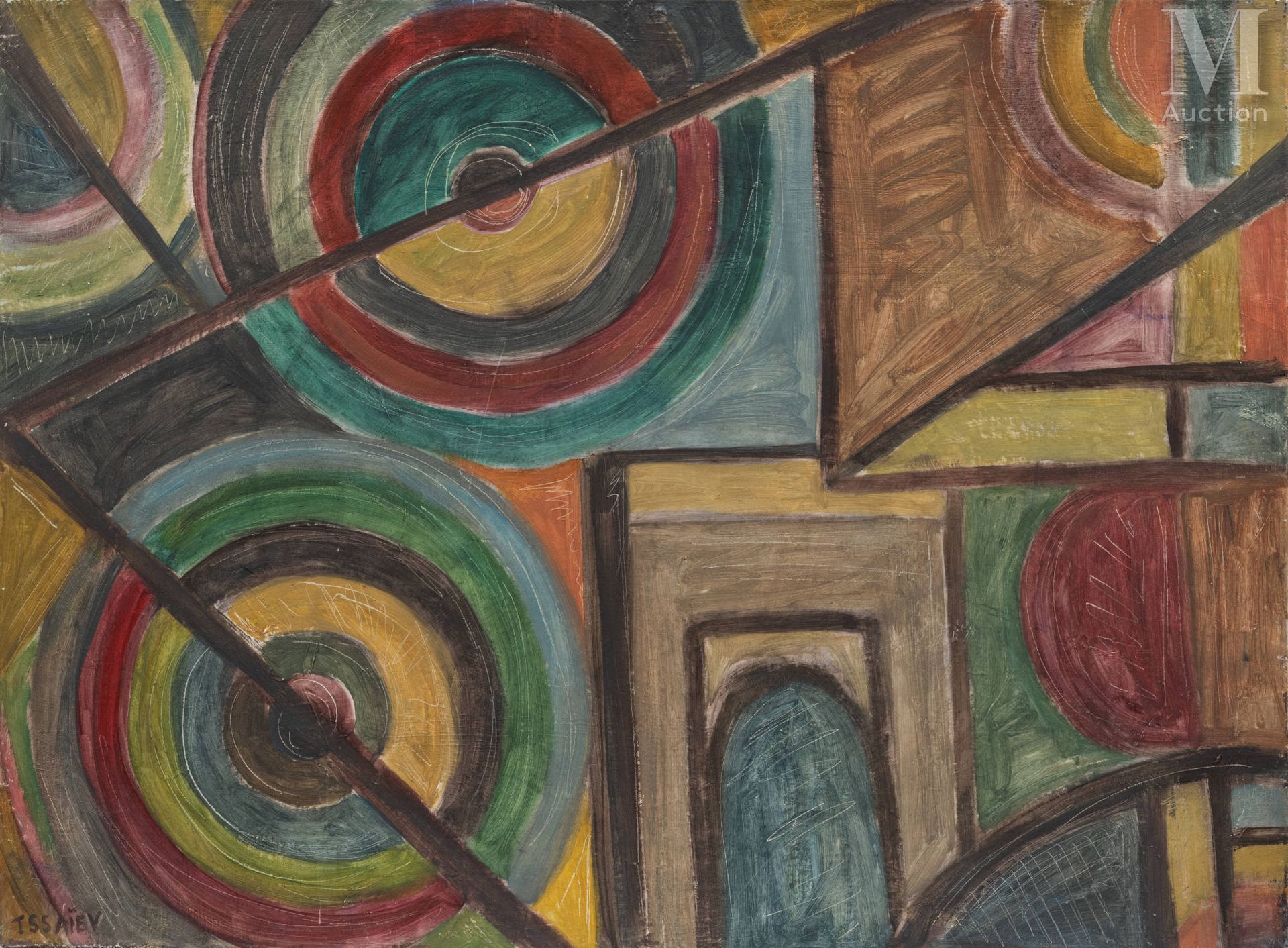 Nikolai ISSAEV (1891-1977). Komposition.

Öl auf Leinwand, signiert unten links.&hellip;